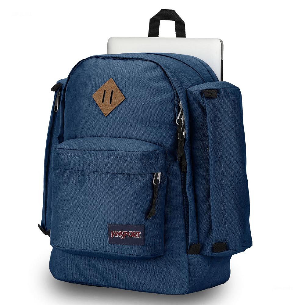 Sac à Dos Ordinateur JanSport Field Pack Bleu Marine | STK-13899241